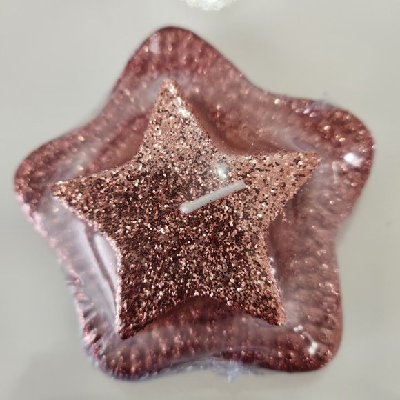 NWOT - SET OF 6 LE BISCUIT SPARKLE STAR CANDLES - Picture 2 of 3